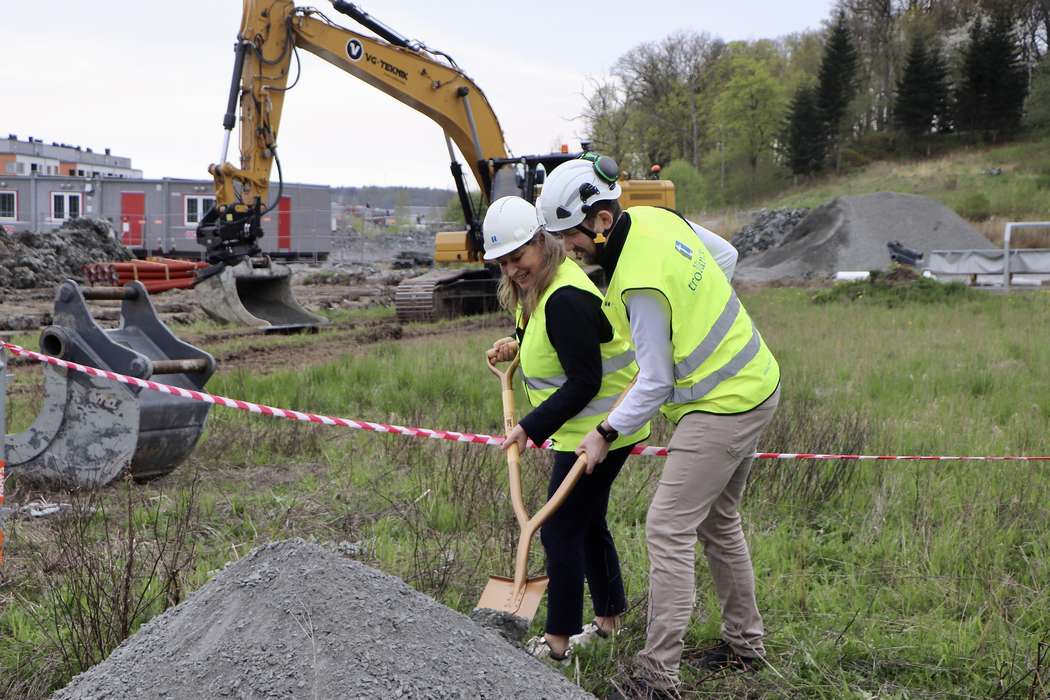 Första spadtaget för Skogslyckan - Trollängen Bostad