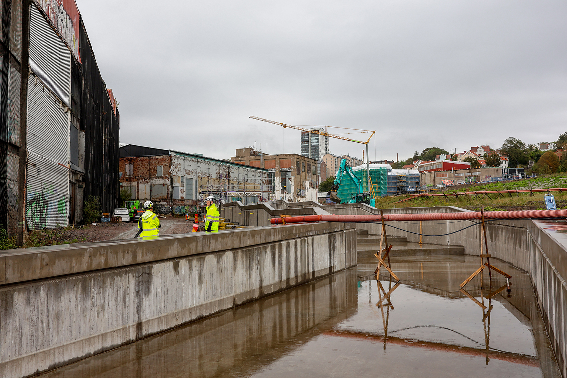 Vattenkraftverket i Forsåker byggs - Trollängen bostad