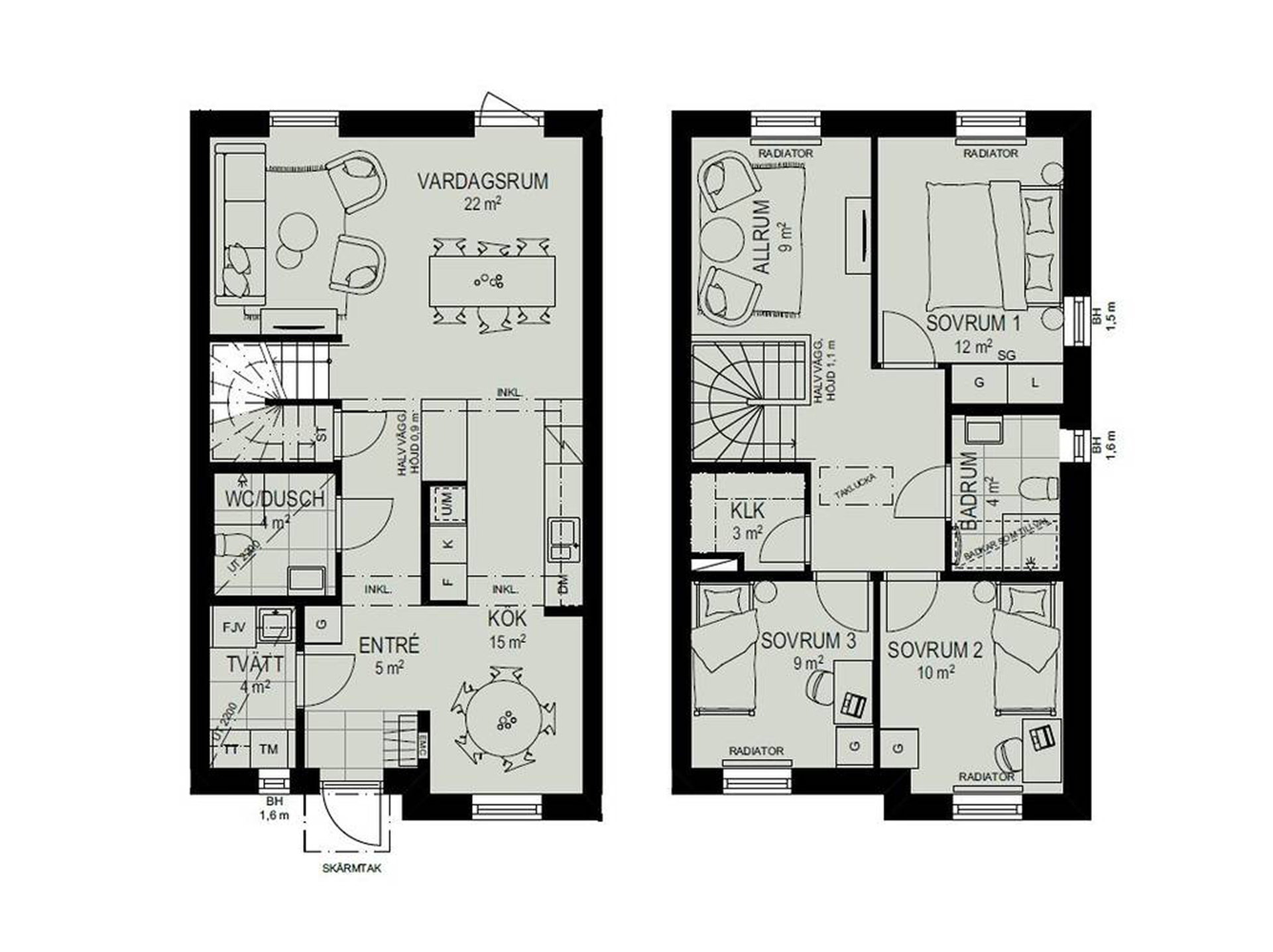 Besök vårat visningshus i BRF Skogslyckan i Björkris - Trollängen bostad