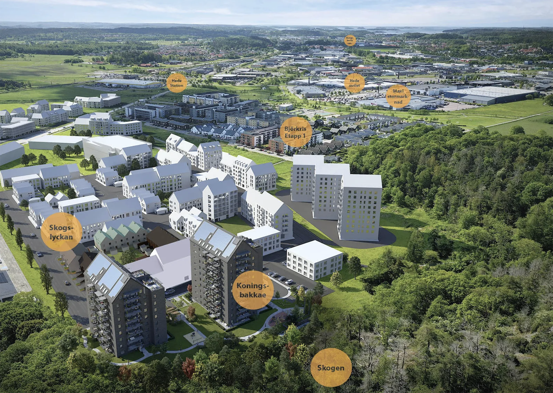 Arkitektur med inspiration i Skogslyckan - Trollängen Bostad